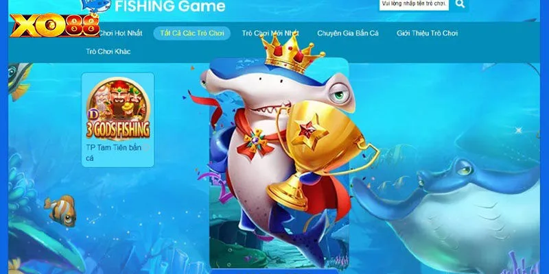 Giới thiệu sảnh game bắn cá